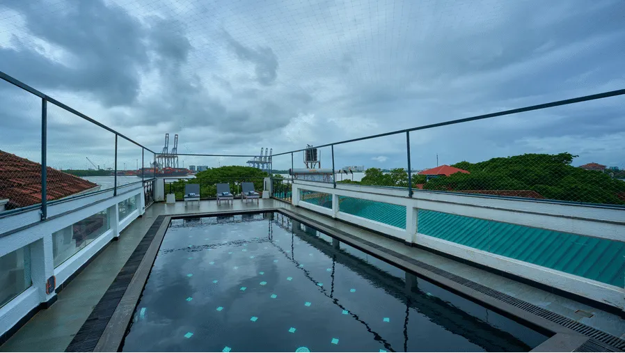 The swimming pool